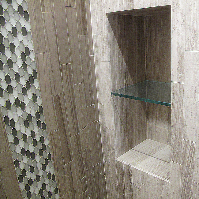 glass shower enclosure